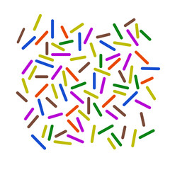 Seamless colorful confetti 