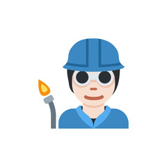 Factory Worker: Light Skin Tone 