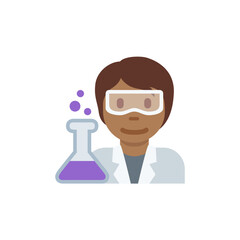 🧑🏾‍🔬 Scientist: Medium-Dark Skin Tone