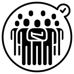 people team group icon , leader , person work group