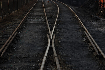 Fototapeta na wymiar 철로,철도,rail,rail way