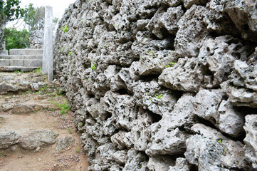wall,竹富島,沖縄,日本