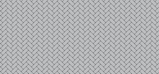 Cartoon paving stones pattern. sidewalk tiles. Zig zag paving blocks. Pavement stones. Street cobblestone, tile path, sidewalk park, road or garden patio sign,  Vector bricked, pebbled surface, ground