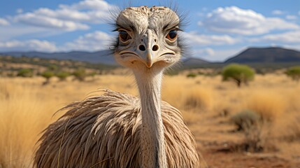 Ostrich, Background Image, Background For Banner, HD