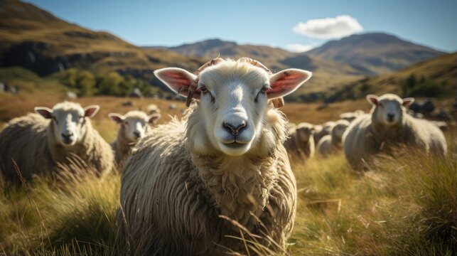 Sheep, Background Image, Background For Banner, HD