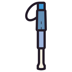 trekking pole icon