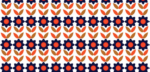 Arabic geometric floral ornamental arabesque seamless pattern background