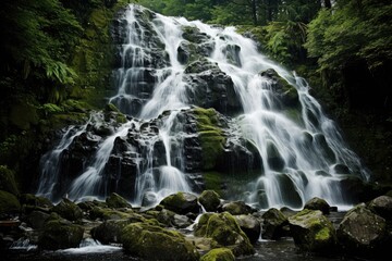Fototapeta premium Beautiful waterfall