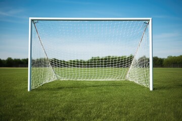 Fototapeta premium Soccer ball goal