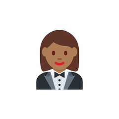  Woman in Tuxedo Medium-Dark