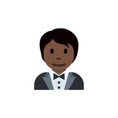 Person in Tuxedo Dark-Skin