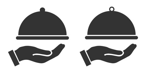 Tray of food icon. Plate diner vector ilustration.