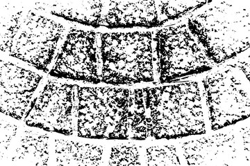 Obraz premium Rustic grunge vector texture with grain and stains. Abstract noise background. Weathered surface. Dirty and damaged. Detailed rough backdrop. Vector graphic illustration with transparent white. EPS10.