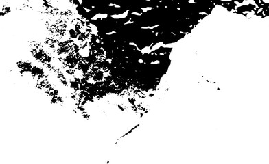 Rustic grunge vector texture with grain and stains. Abstract noise background. Weathered surface. Dirty and damaged. Detailed rough backdrop. Vector graphic illustration with transparent white. EPS10.