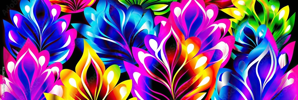 Aufkleber abstract colorful background with vivid  lines