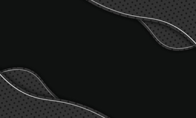 Wave with halftone and line.