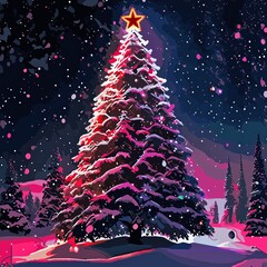 The Glowing Fir Tree: A Symbol of  Christmas