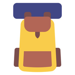 camping backpack icon