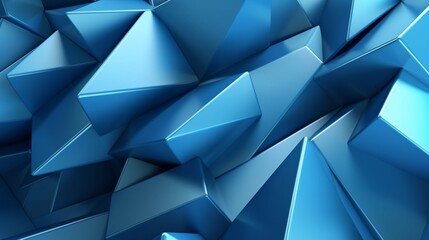 Abstract modern shape blue gradient background.Generative AI