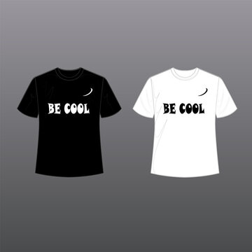 Creative typography with T shirt design template.