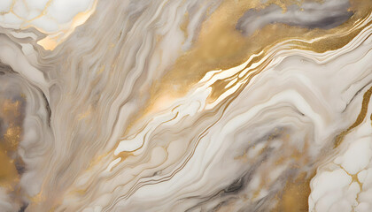 Abstract background, beige marble, fake stone texture, liquid paint, - obrazy, fototapety, plakaty
