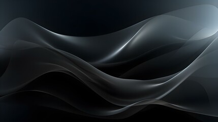 Dynamic Vector Background of transparent Shapes. Elegant Presentation Template in black Colors