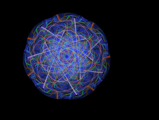 Imaginatory fractal abstract background Image