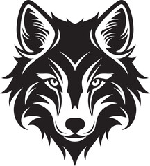 Fototapeta premium Wolf head logo vector - Animal Brand Symbol