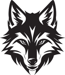 Fototapeta premium Wolf head logo vector - Animal Brand Symbol
