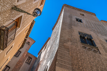 Fototapeta na wymiar Architecture in the old town of Segovia, Spain