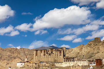 Fototapeta na wymiar Leh palace. Ladakh, Jammu and Kashmir, India