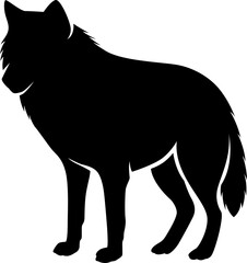 wolf silhouette