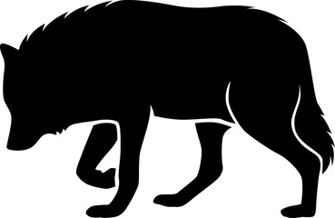 wolf silhouette