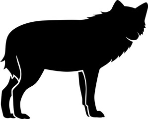 wolf silhouette