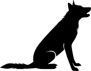wolf silhouette