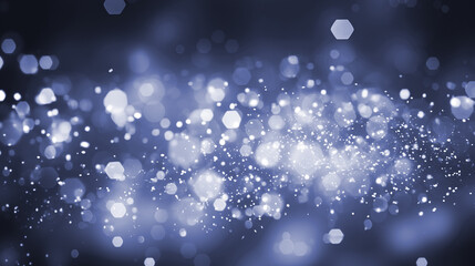 Fototapeta premium Abstract de-focused blurred bokeh background purple and silver. Winter background. New Year and Christmas concept