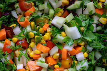 Frischer Rohkostsalat