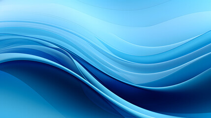 Fototapeta premium Abstract organic blue lines as wallpaper background illustration