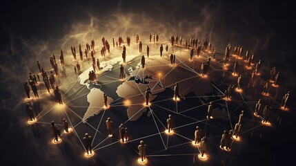 AI Generated.  Business Networking Growth