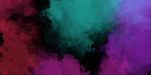 The effect of red and black colored mixed dark blue and purple new year celebration background. Grunge texture chaotically abstract mixing puffs of purple smoke flora dark.  Elements of this image. 