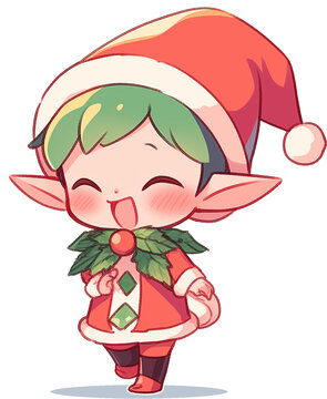 Elf clip art preview