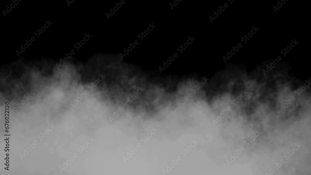 Canvas Prints moving smoke in slow speed. horizontally moving the white fog