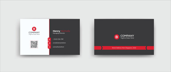 Modern Corporate Business Card Design Template