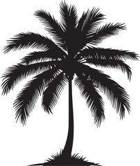 Palm Tree Silhouettes EPS  Vector Palm Clipart Palm Collection