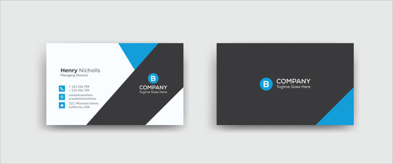 Modern Corporate Business Card Design Template