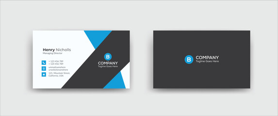 Modern Corporate Business Card Design Template
