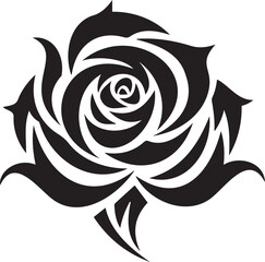 black rose silhouette vector,eps,print ready,for cricut,clip art