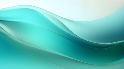 Obraz premium Dynamic Vector Background of transparent Shapes. Elegant Presentation Template in turquoise Colors