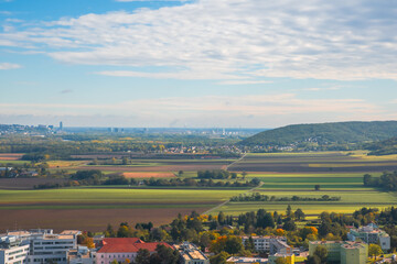 The   Hainburg an der Donau, beautiful landscape, Austria