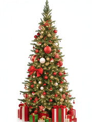 christmas tree with gifts